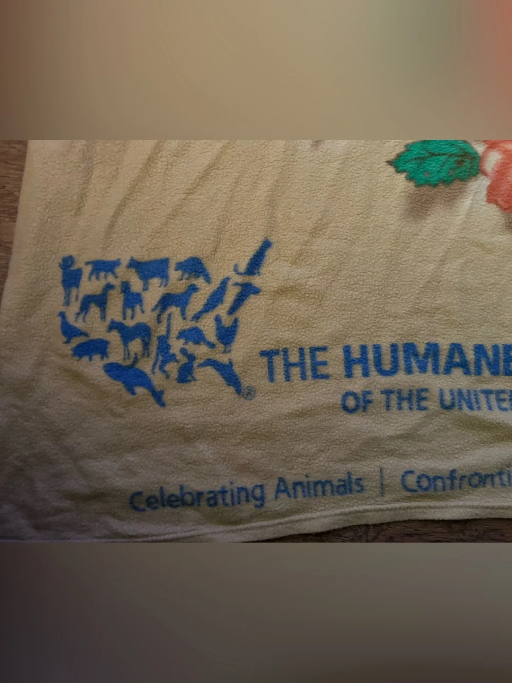 Humane Society Blanket Throw Dog & cat gift for donating by Giordano